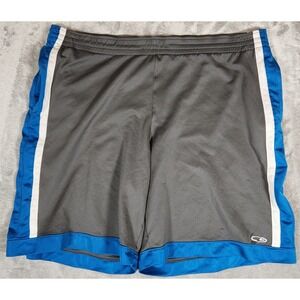 C9 By Champion Basketball Shorts Men's‎ Size XL Dazzle Trim Gray Blue White